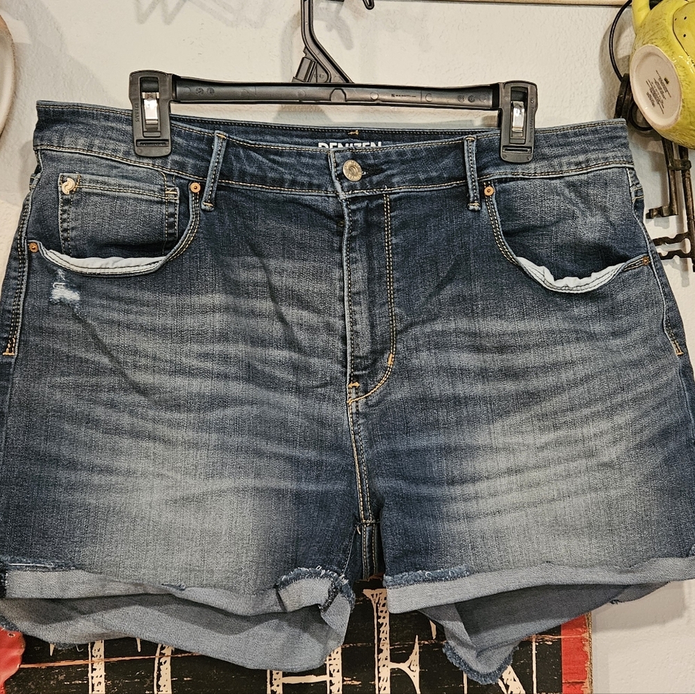 Levi's Women's Dark Blue Jean Shorts